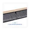 Boardwalk 24 in Sweep Face Broom Heads, Gray BWK20424